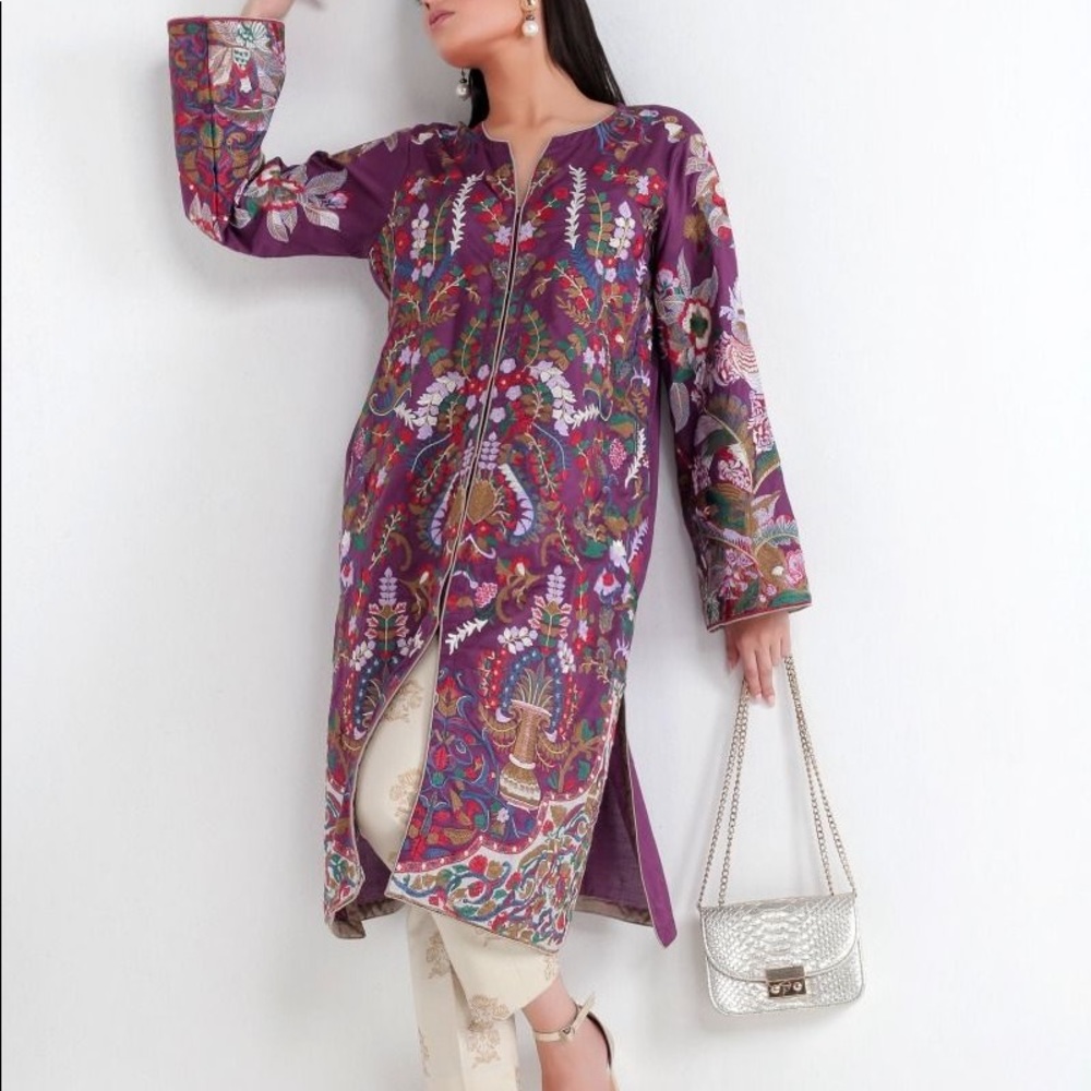 Pakistani designers shirt party wear